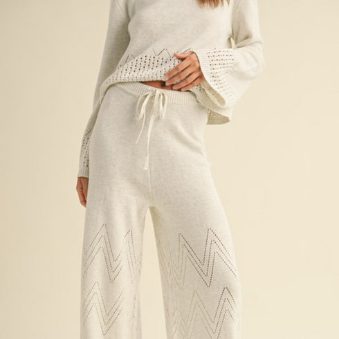 Women's Lounge Crochet Knitted Set